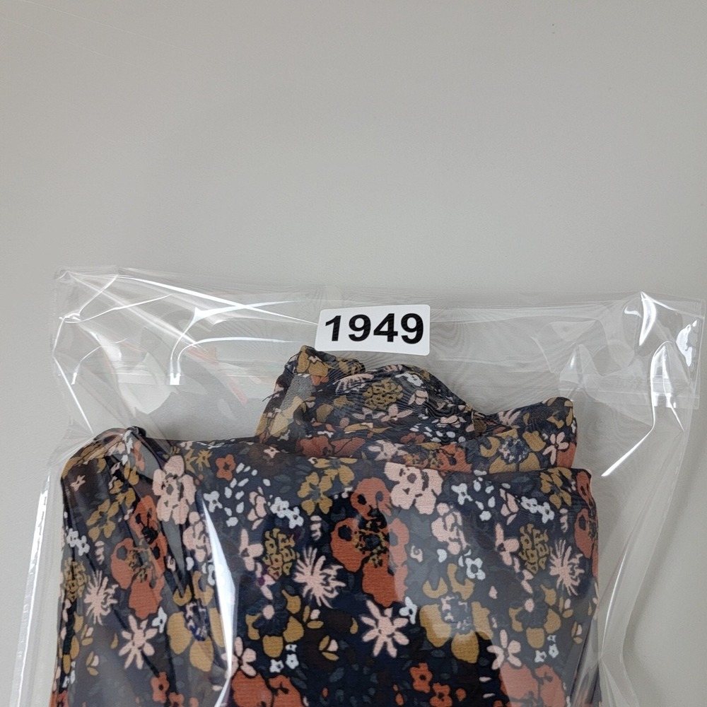 Madewell Orchard Flutter Sleeve Dress‎ Womens 2 Prairie Blossom Multicolor VNeck - Picture 12 of 12